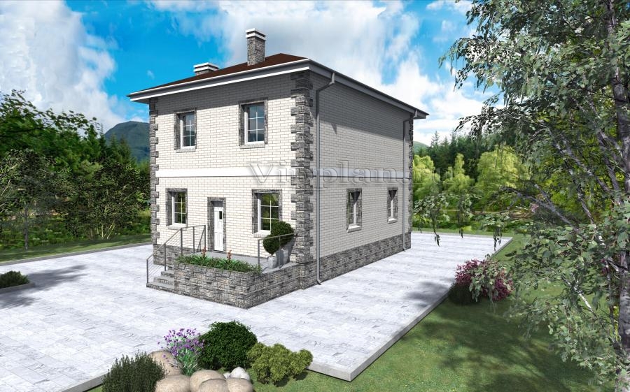 Проект одноэтажного дома с мансардой