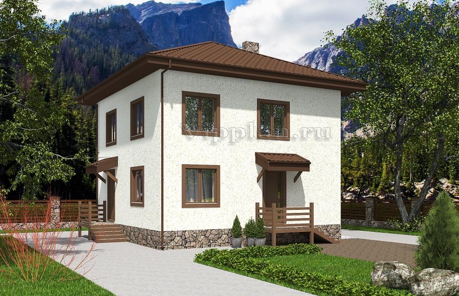 Двухэтажный жилой дом